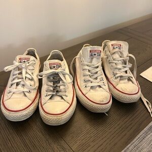 Converse White Sneakers (2 pairs)